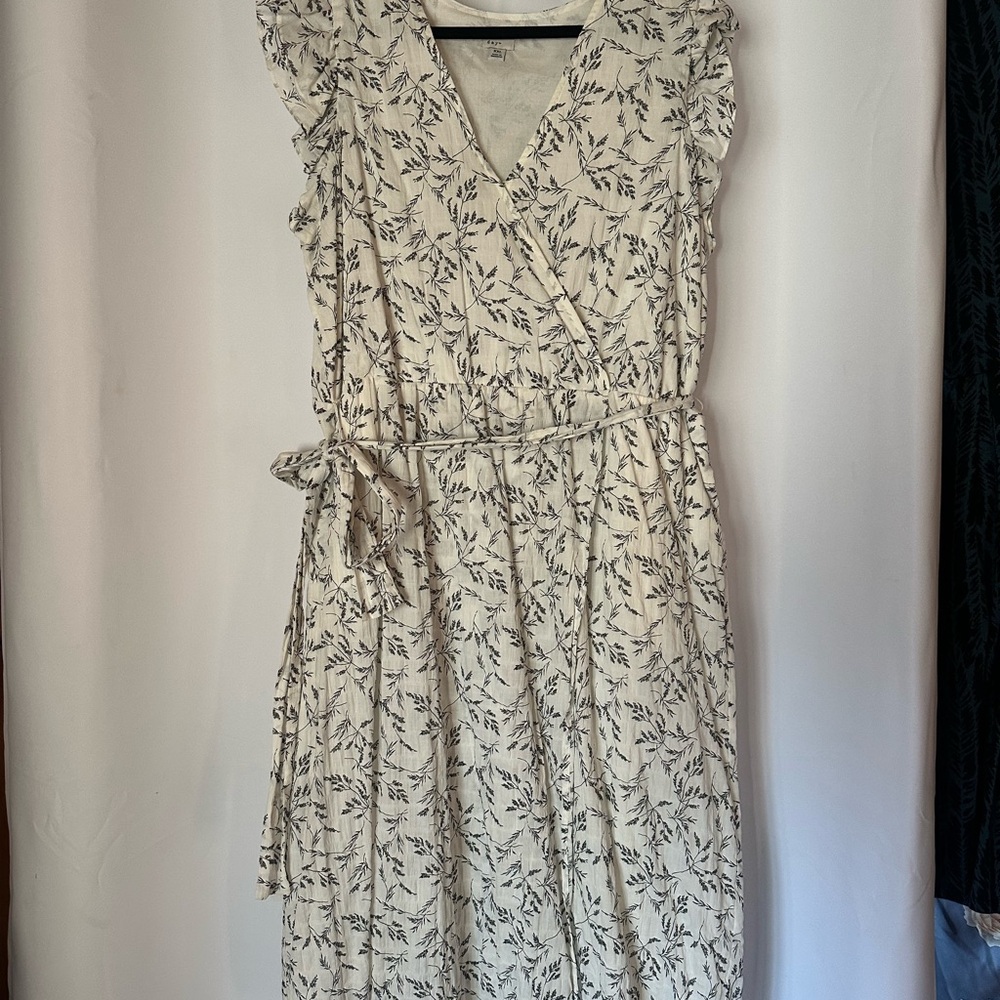 Floral Wrap Dress in Cream by A New Day
